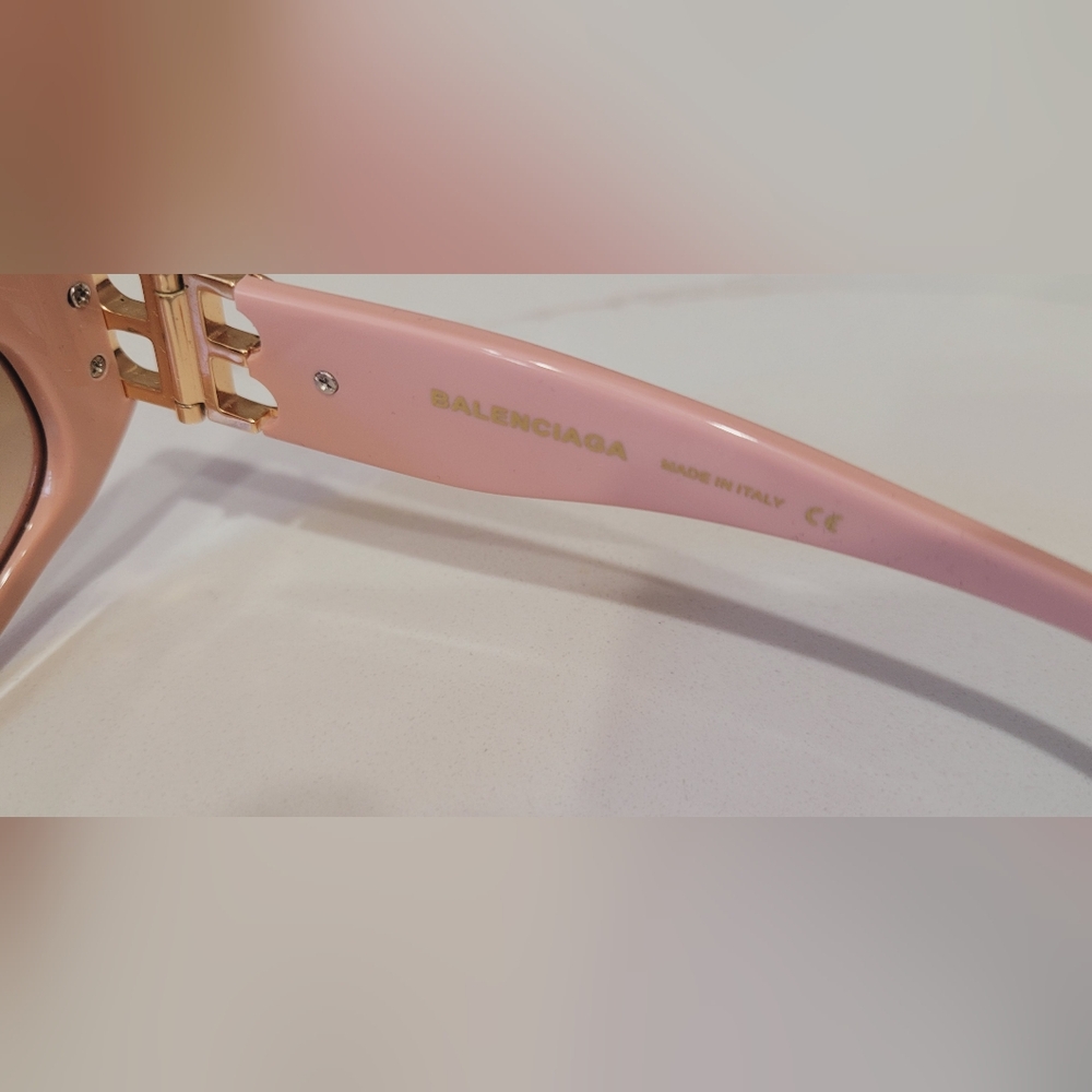 Balenciaga Blush Pink Sunglasses - Picture 3 of 4